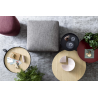 Pouf -AVENUE-Novamobili- Personnalisable avec revêtement en cuir, éco-cuir ou tissu