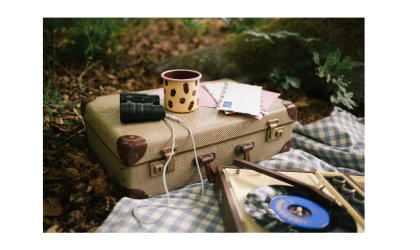 Mug-Camp yellow -Sticky Lemon-  outings in nature