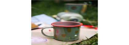 Mug-Map green -Sticky Lemon-  outings in nature