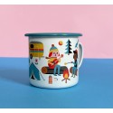 Enamel mug CAMPING - OMM Design - Petit Toi Lausanne