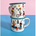 Enamel mug CAMPING - OMM Design - Petit Toi Lausanne