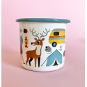 Enamel mug CAMPING - OMM Design - Petit Toi Lausanne