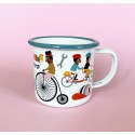 Enamel mug BIKE - OMM Design - Petit Toi Lausanne