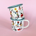 Enamel mug BIKE - OMM Design - Petit Toi Lausanne