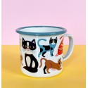 Enamel mug  CAT - OMM Design - Petit Toi Lausanne