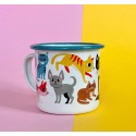 Enamel mug  CAT - OMM Design - Petit Toi Lausanne