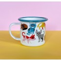 Enamel mug  CAT - OMM Design - Petit Toi Lausanne