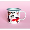Enamel mug DOG - OMM Design - Petit Toi Lausanne