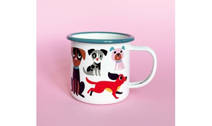 Tasse-émail-ENFANT-Dog-Lover