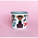 Enamel mug DOG - OMM Design - Petit Toi Lausanne