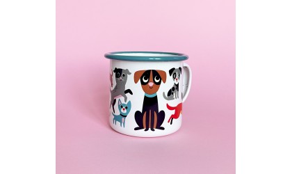 Tasse-émail-ENFANT-Chien-OMM-design