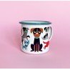 Tasse-émail-ENFANT-Chien-OMM-design