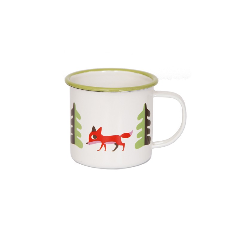 Enamel mug FOX - OMM Design - Petit Toi Lausanne