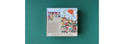 Puzzle 100-piece for children and observation game - Look Up - Londji