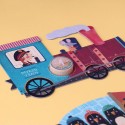Puzzle train aux animaux et jeu en bois - My little train - Londji