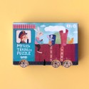 Puzzle train aux animaux et jeu en bois - My little train - Londji
