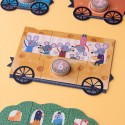 Puzzle train aux animaux et jeu en bois - My little train - Londji