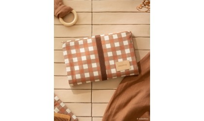 matelas à langer - hyde park - carreaux terracotta - nobodinoz - lausanne