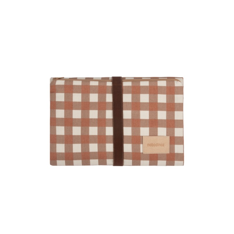 matelas à langer - hyde park - carreaux terracotta - nobodinoz - lausanne