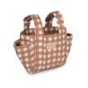 Hyde park stroller organizer bag - TERRACOTTA CHECKS ¦ NOBODINOZ