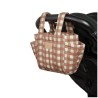 Hyde park stroller organizer bag - TERRACOTTA CHECKS ¦ NOBODINOZ