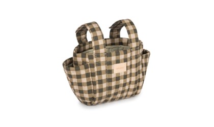 Hyde park stroller organizer bag - GREEN CHECKS ¦ NOBODINOZ