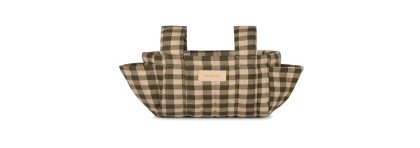 Stroller-organizer-bag-Hyde-park-GREEN-CHECKS