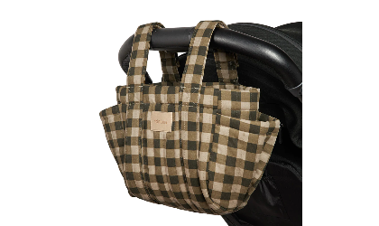 Hyde park stroller organizer bag - GREEN CHECKS ¦ NOBODINOZ