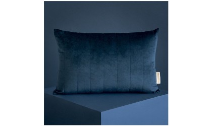 Velvet cushion AKAMBA - Night blue