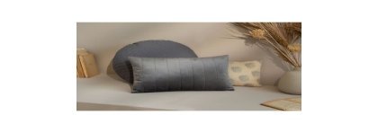 Coussin velours pour enfants AKAMBA - Slate grey  – Nobodinoz