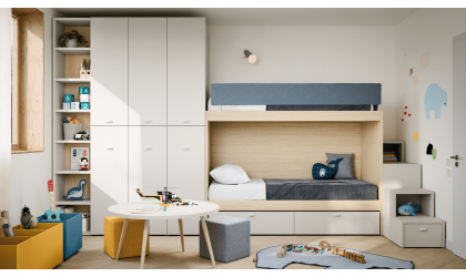 Customized Teenage Bedroom : Nidi Italian Furniture -  Lausanne