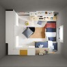 Customized Teenage Bedroom : Nidi Italian Furniture -  Lausanne