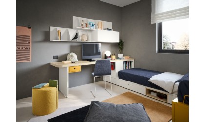 Customized Teenage Bedroom : Nidi Italian Furniture -  Lausanne