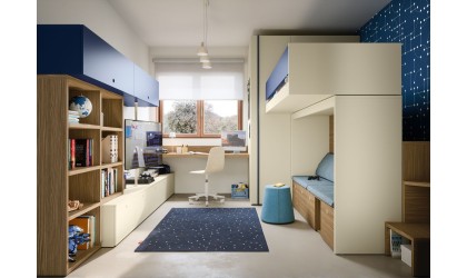 Customized Teenage Bedroom : Nidi Italian Furniture -  Lausanne