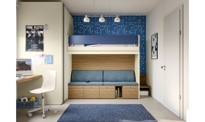 Customized Teenage Bedroom : Nidi Italian Furniture -  Lausanne