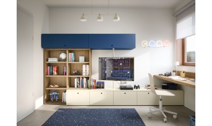 Customized Teenage Bedroom : Nidi Italian Furniture -  Lausanne