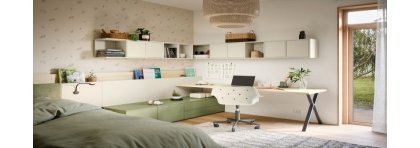 Customized Teenage Bedroom : Nidi Italian Furniture -  Lausanne