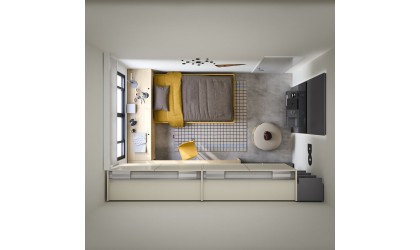 Customized Teenage Bedroom : Nidi Italian Furniture -  Lausanne