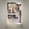 Customized Teenage Bedroom : Nidi Italian Furniture -  Lausanne