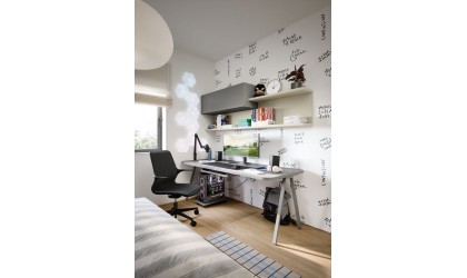 Customized Teenage Bedroom : Nidi Italian Furniture - Lausanne