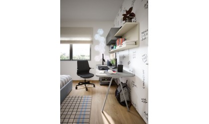 Customized Teenage Bedroom : Nidi Italian Furniture - Lausanne