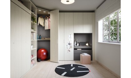 Customized Teenage Bedroom : Nidi Italian Furniture - Lausanne
