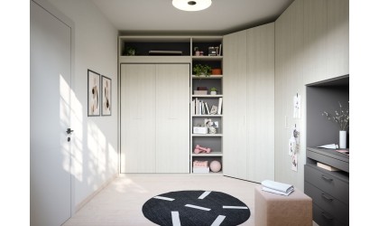 Customized Teenage Bedroom : Nidi Italian Furniture - Lausanne