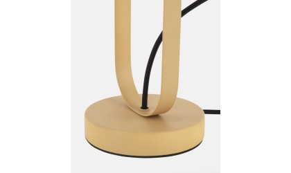Table and desk lamp - Snazzy Métal mat - Mustard yellow