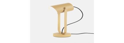 Table and desk lamp - Snazzy Métal mat - Mustard yellow