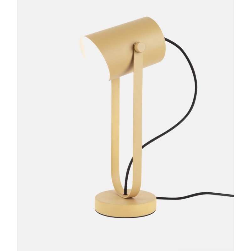 Table and desk lamp - Snazzy Métal mat - Mustard yellow