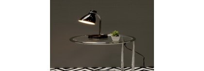 Leitmotiv table lamp for desk - Black