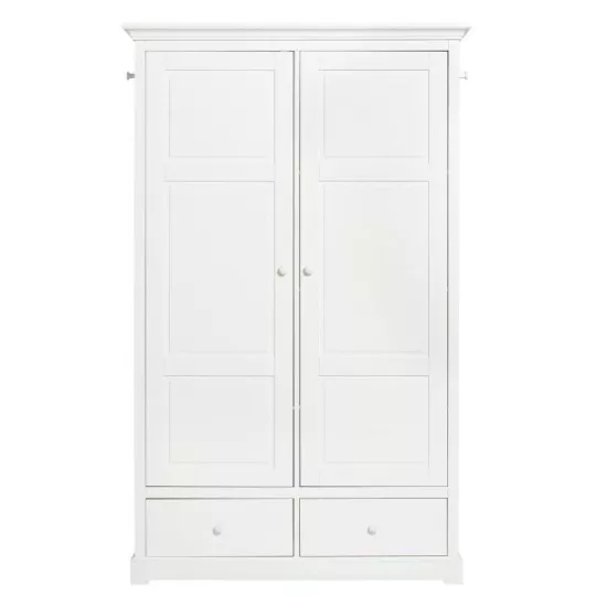 Wardrobe SEASIDE White - 2 doors ¦ Oliver Furniture Petit Toi