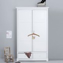 Wardrobe SEASIDE White - 2 doors ¦ Oliver Furniture Petit Toi