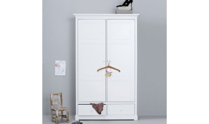 Wardrobe SEASIDE White - 2 doors ¦ Oliver Furniture Petit Toi